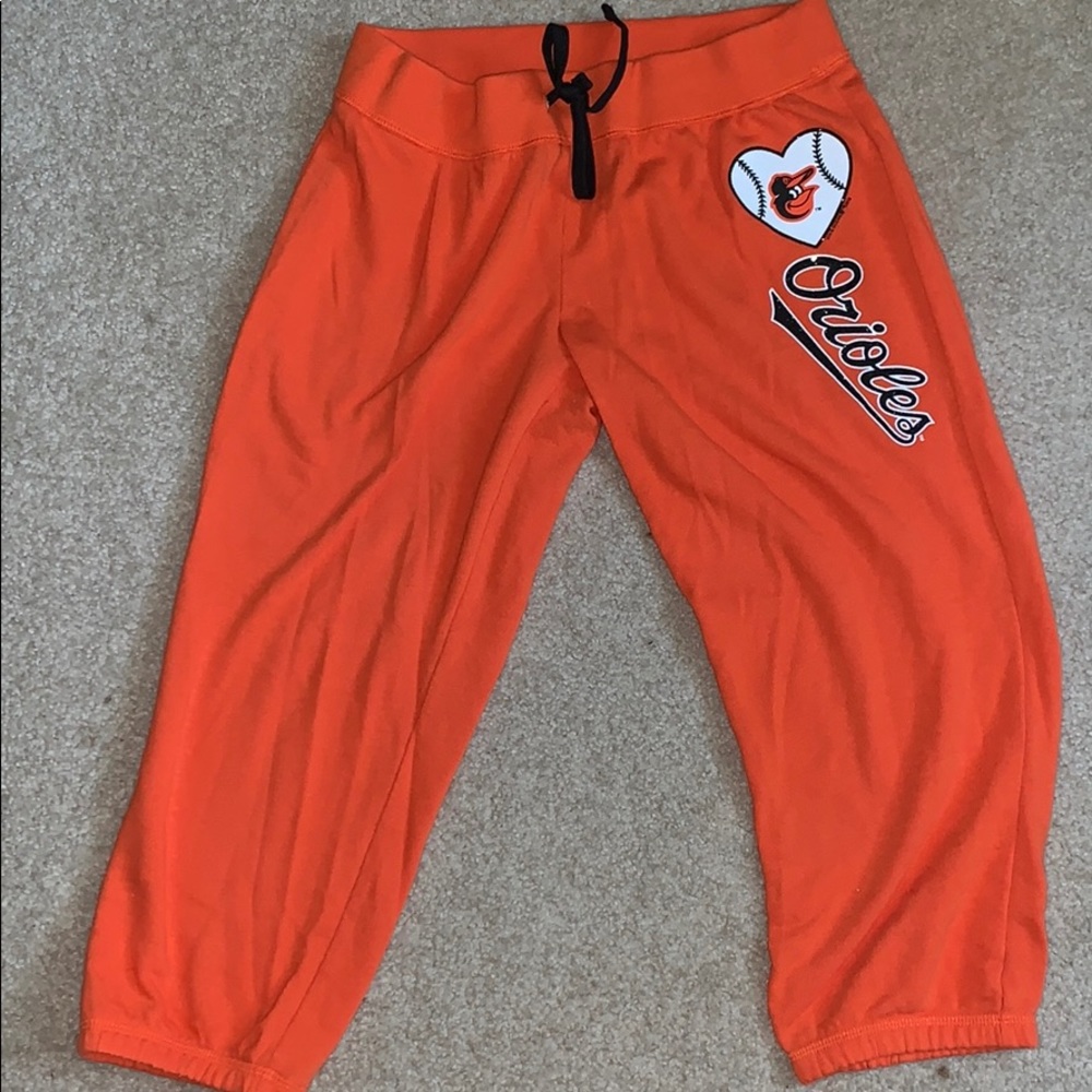 Orange Orioles Capri Pants